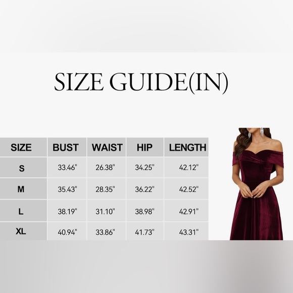 BNWT CYiNu Women's Sexy Off Shoulder Velvet Dress V Neck size large - Picture 3 of 9